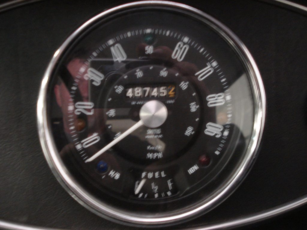 1978 Mini Cooper speedometer