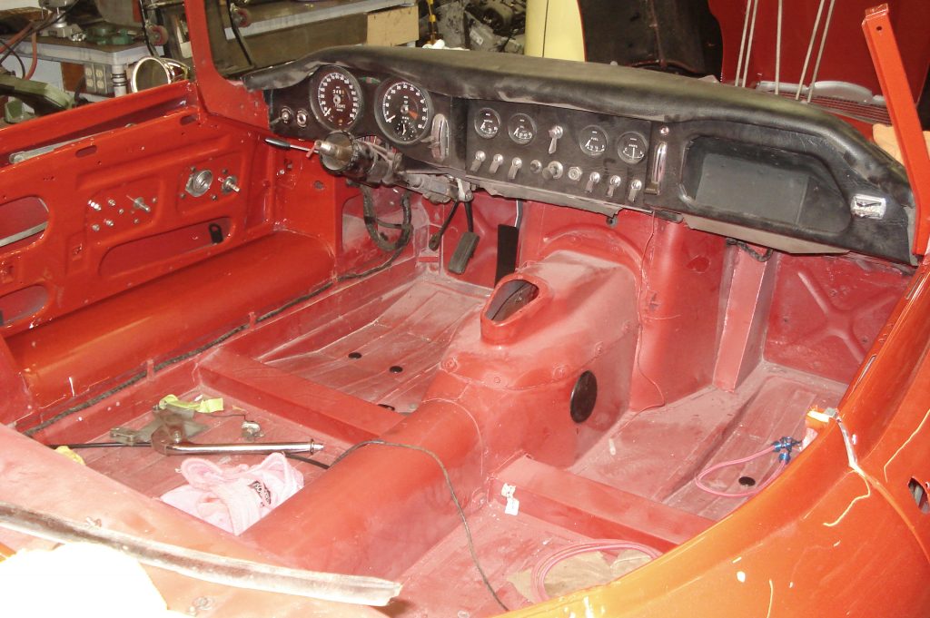 1964 Jaguar E Type Restoration Internal