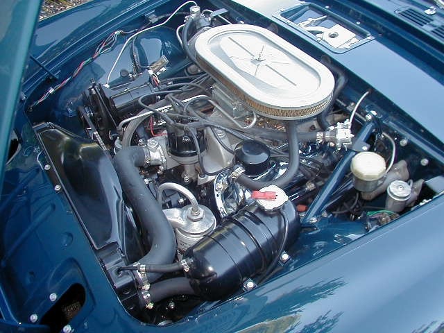 Sunbeam Tiger 1965 Restoration completed engine