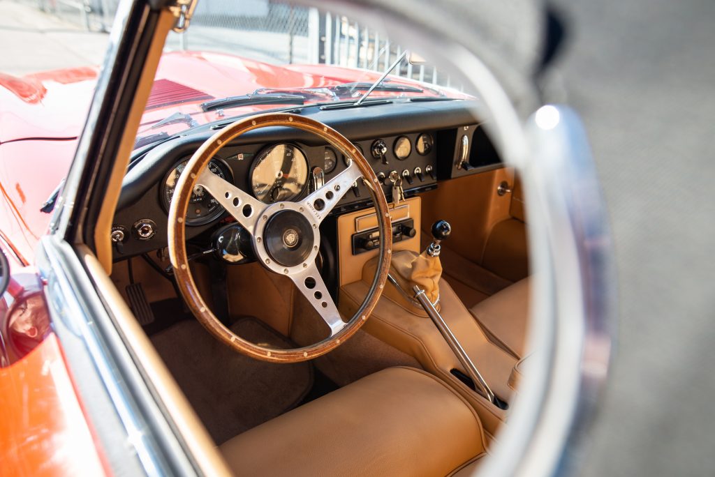 1964 Jaguar E-type interior for sale