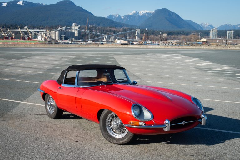 1964 Jaguar E-type soft top