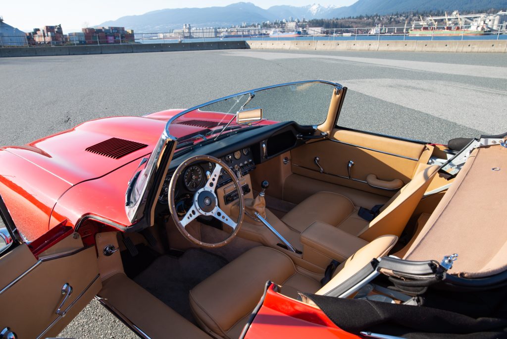 1964 Jaguar E-type interior for sale
