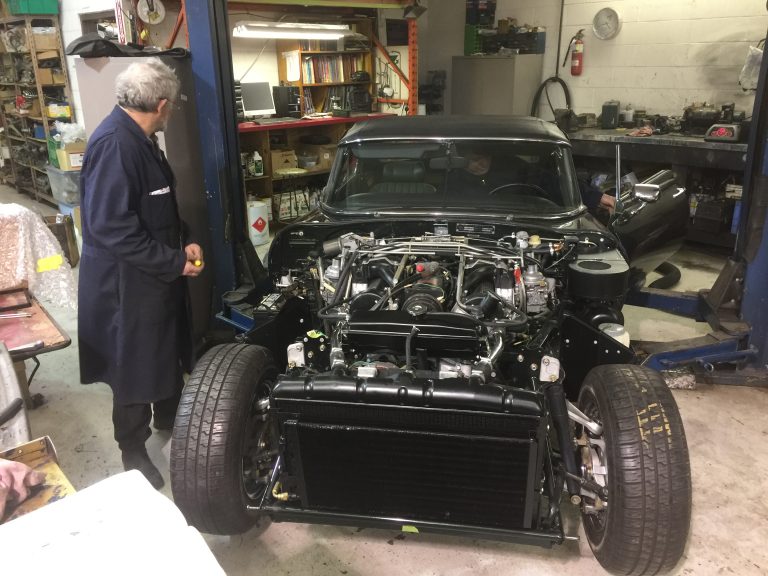 Jaguar 1974 Jaguar E Type V12 Roadster Restoration no hood